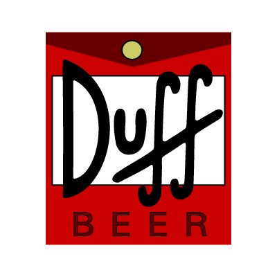 duff beer logo vector