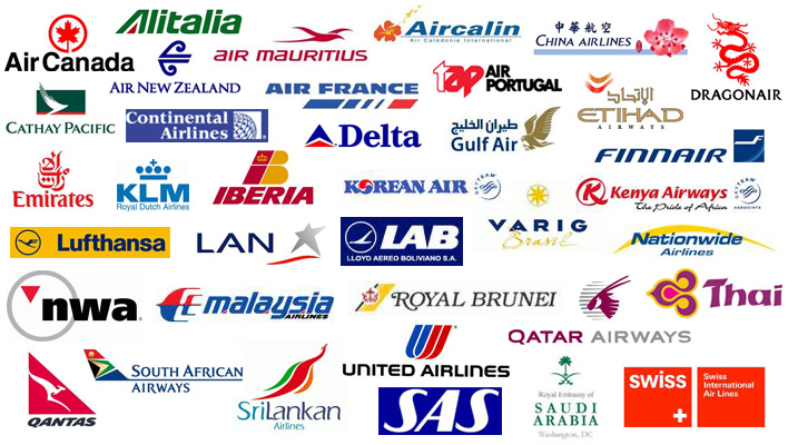 Airline brands logo in vector format (EPS, AI, CDR, SVG