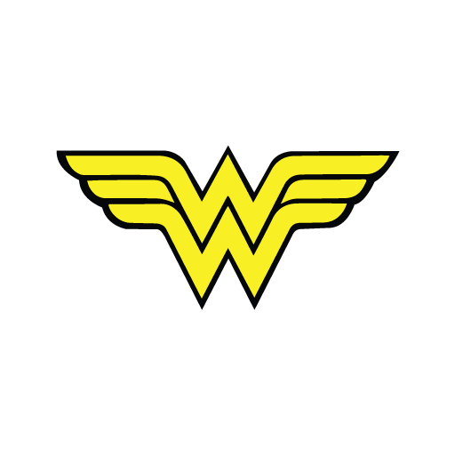 wonder woman logo vector